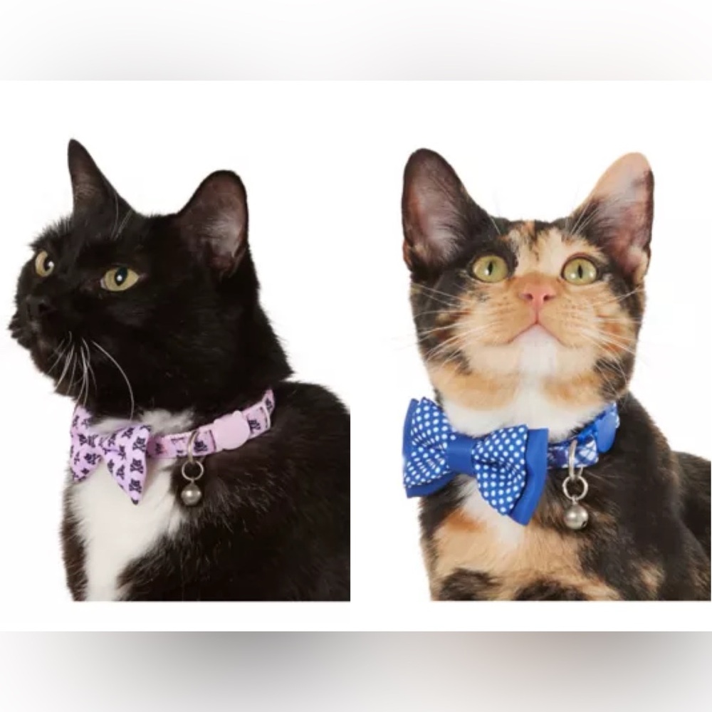 Whisker City Bow Tie Easy Release Cat Collars